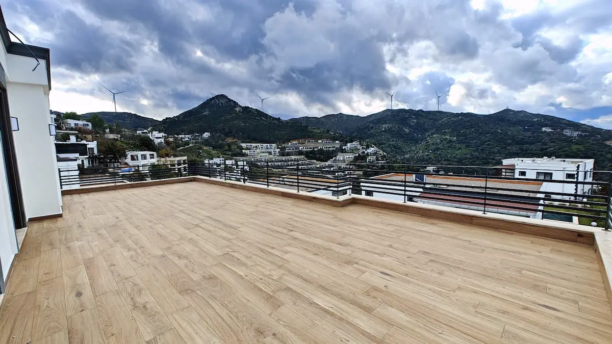 Large terrace